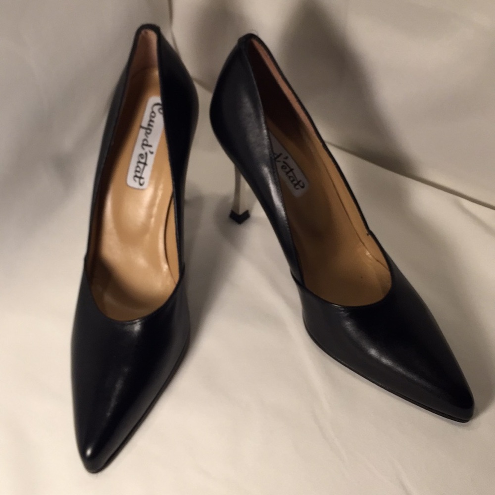 Coup d’etat designer heels